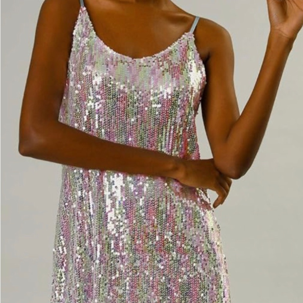 AllegraK Sequins Mini Dress  2 colors available NWOT  BN1 - Picture 3 of 10